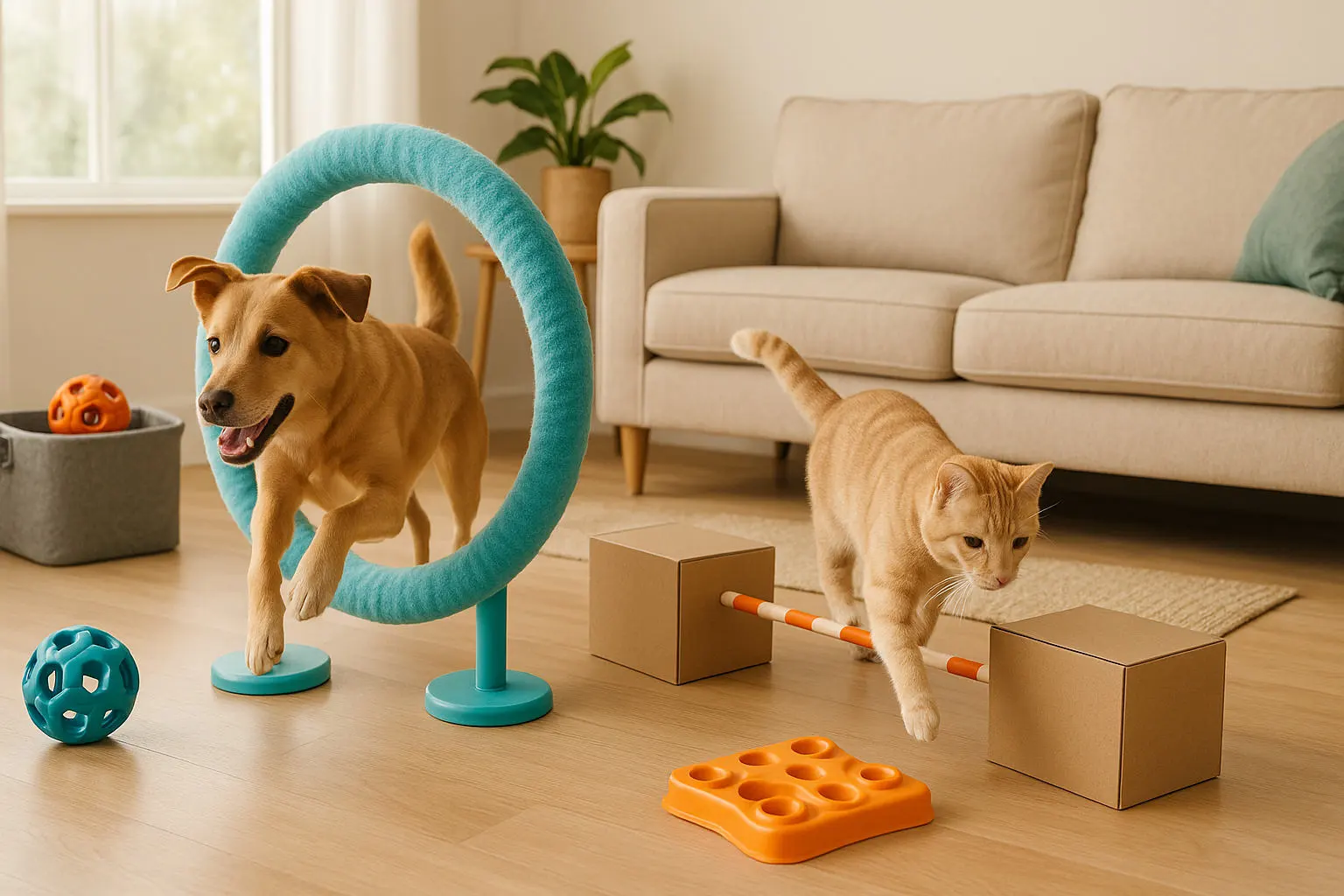 The Best Indoor Games for High-Energy Pets