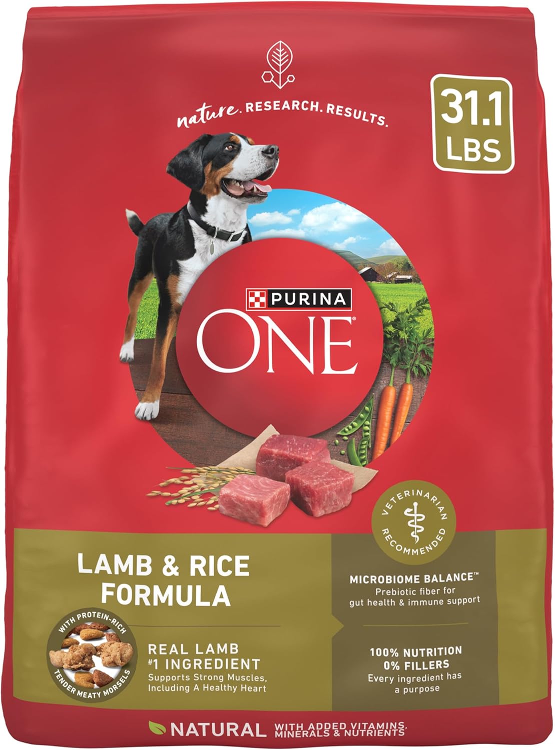 Purina ONE Dry Dog Food Lamb and Rice Formula